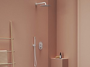 Верхний душ Ravak X07P687 белый вельвет купить в интернет-магазине сантехники Sanbest