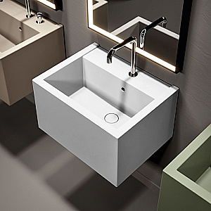 Раковина подвесная Kerasan Kanaal 60 5740*1 Белый купить в интернет-магазине Sanbest