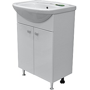 Тумба с раковиной Loranto Моника New CS00076239 55 раковина Арго 55, белая для ванной в интернет-магазине Sanbest