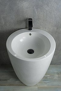 Раковина напольная Gid Autonomo 49 Nb133 81106 белая купить в интернет-магазине Sanbest