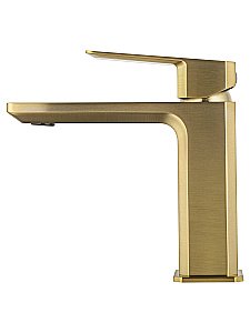 Смеситель для раковины WONZON & WOGHAND DIAMOND, Брашированное золото (WW-88139011-BG) купить в интернет-магазине сантехники Sanbest