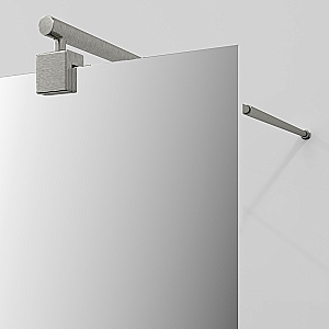 Душевое ограждение WasserKRAFT Vechte 60W44BN-MR 100 фиксатор никель/стекло зеркальное купить в интернет-магазине Sanbest