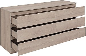 Комод Aquanet Сканди 302547 160 Дуб эдгрейн для ванной в интернет-магазине сантехники Sanbest