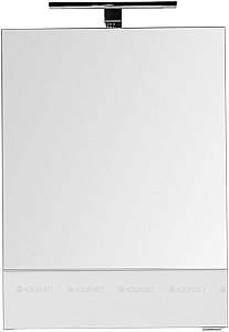 Зеркальный шкаф Aquanet Верона 207763 50 белый купить в интернет-магазине сантехники Sanbest