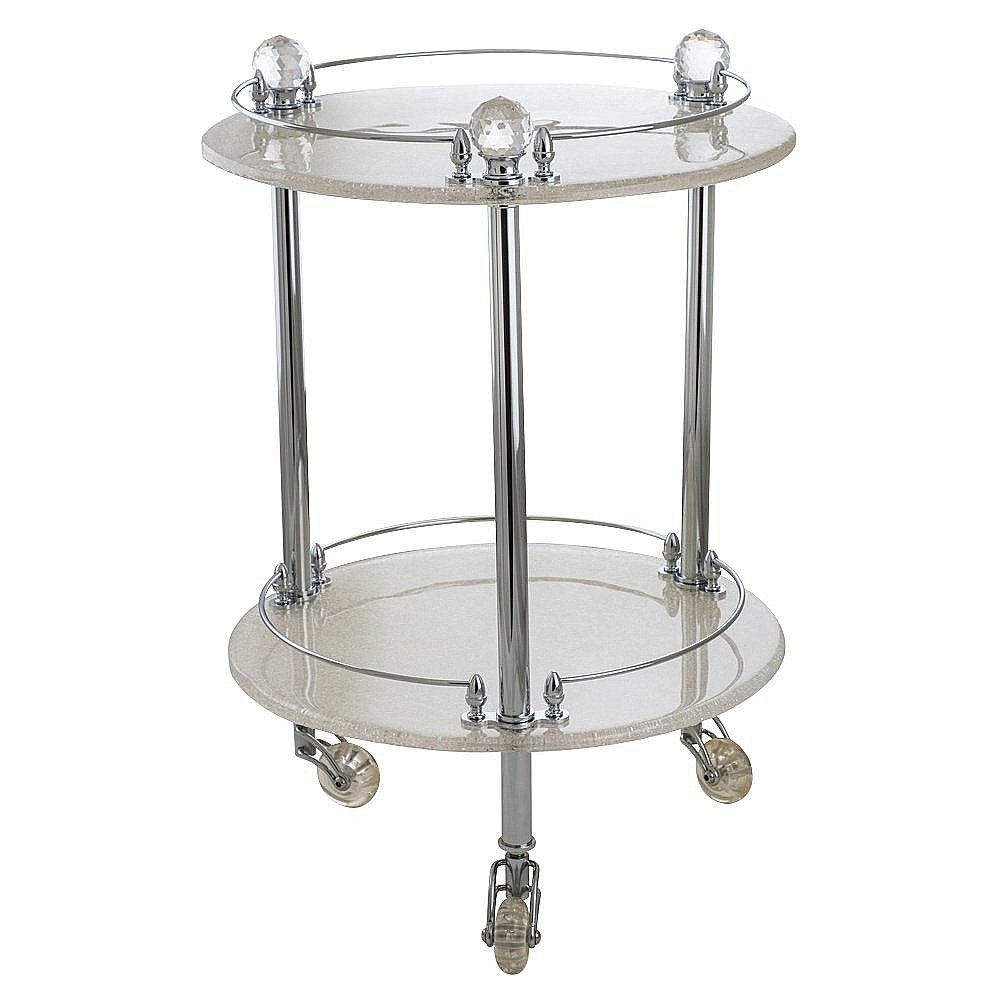 Столик Migliore Cristalia ML.CRS-60.249.CR хром/Swarovski купить в интернет-магазине сантехники Sanbest