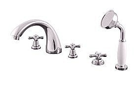 Смеситель на борт ванны RAV-Slezak MORAVA RETRO MK169.5P хром купить в интернет-магазине сантехники Sanbest