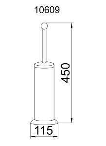 Ершик Boheme Medici 10609 купить в интернет-магазине сантехники Sanbest