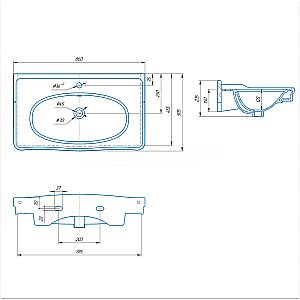 Тумба с раковиной напольная Grossman АТРИО 85 с 2-я ящ, белый глянец для ванной в интернет-магазине Sanbest