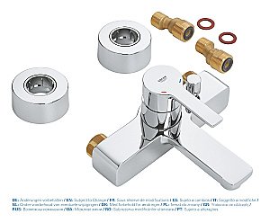 Смеситель для ванны Grohe Lineare 33849001 хром купить в интернет-магазине сантехники Sanbest