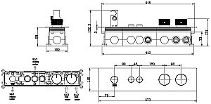 Смеситель для душа Allen Brau Liberty 5.33010-00 хром купить в интернет-магазине сантехники Sanbest