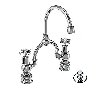 Смеситель для раковины Burlington Regent CLR28-QT+W9 купить в интернет-магазине сантехники Sanbest