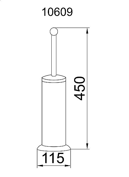 Ершик Boheme Medici 10609 купить в интернет-магазине сантехники Sanbest