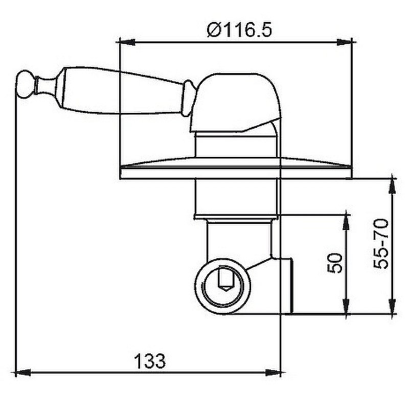 Смеситель для душа Kaiser Vincent 31017 купить в интернет-магазине сантехники Sanbest