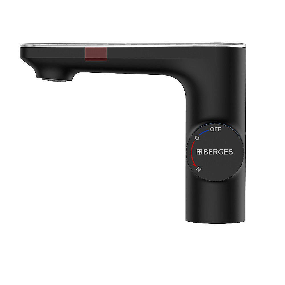 Смеситель для раковины BERGES MORANS 076002 черный матовый купить в интернет-магазине сантехники Sanbest