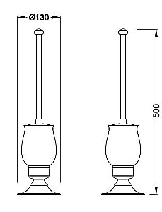 Ершик для туалета Schein SAINE 7053032 купить в интернет-магазине сантехники Sanbest