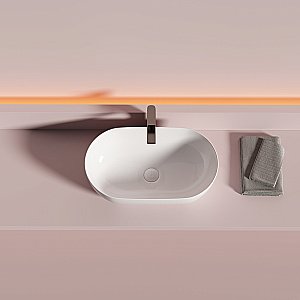 Раковина Ceramica Nova Twist CN12001 белая купить в интернет-магазине Sanbest