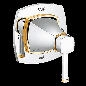Дивертор Grohe Grandera 19942IG0 хром/золото для смесителя в интернет-магазине сантехники Sanbest