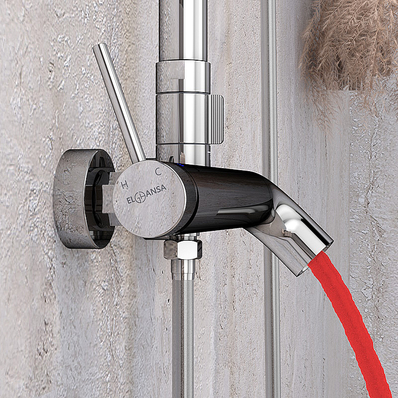 Душевая система Elghansa RADIANT XQ 2347281-2R хром купить в интернет-магазине сантехники Sanbest