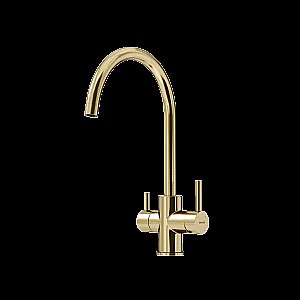 Смеситель для кухни Sancos Taper SC4012BG брашированное золото купить в интернет-магазине сантехники Sanbest