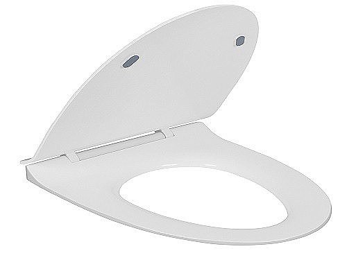 Унитаз подвесной Ceramalux CL-2100 белый, безободковый, с крышкой микролифт купить в интернет-магазине Sanbest