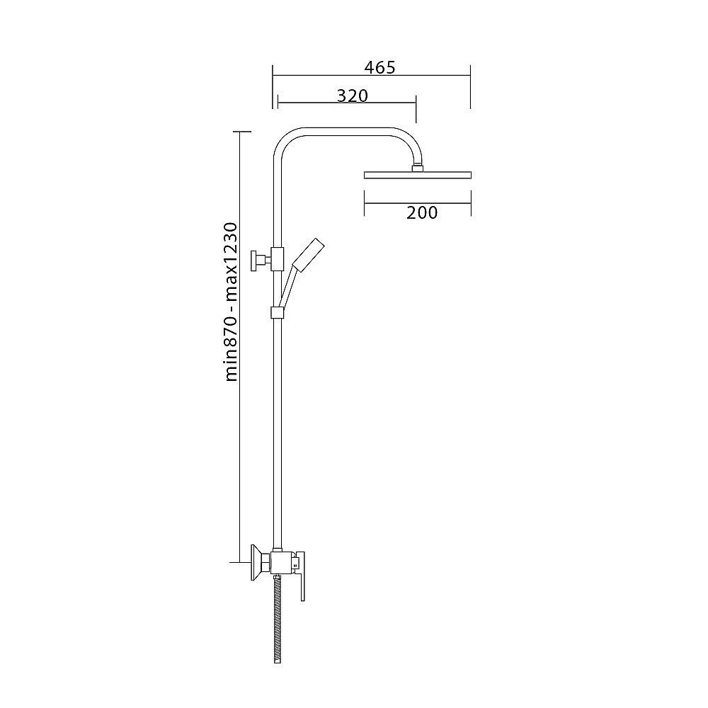 Душевая система Veragio GRITT VR.GRT-9925.CR хром купить в интернет-магазине сантехники Sanbest