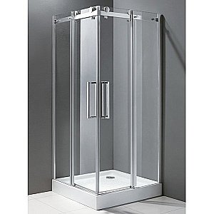 Душевой уголок Cezares Stylus-m 90x90 STYLUS-O-M-A-2-90-C-Cr стекло прозрачное/профиль хром купить в интернет-магазине Sanbest