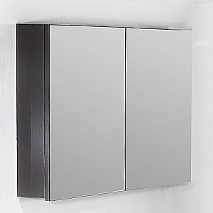 Зеркальный шкаф Armadi Art Vallessi антрацит глянец 100 купить в интернет-магазине сантехники Sanbest