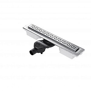 Душевой лоток боковой Berges В1 Antik 60 091124 хром глянец купить в интернет-магазине Sanbest