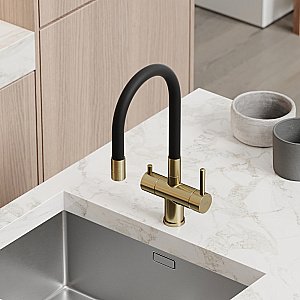 Смеситель для кухни Sancos Lucia SC4004BG брашированное золото купить в интернет-магазине сантехники Sanbest