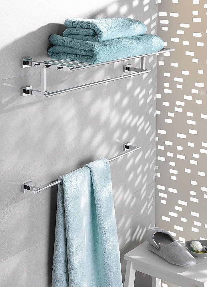 Полотенцедержатель Grohe Essentials Cube New 40509001 купить в интернет-магазине сантехники Sanbest