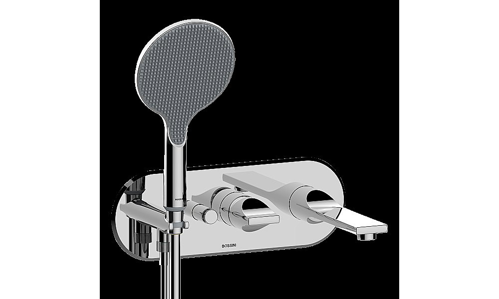 Смеситель для ванны Bossini Apice Z00557.030 хром купить в интернет-магазине сантехники Sanbest