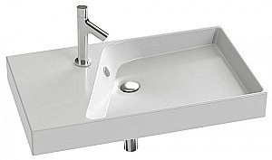 Раковина Jacob Delafon RYTHMIC 80 EXO112-00 белая купить в интернет-магазине Sanbest