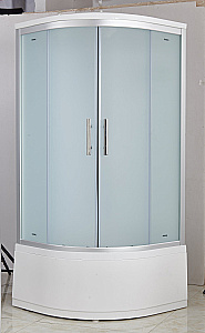 Душевой уголок Timo Imwei 90х90 YG-9001FS стекло матовое/профиль серебро купить в интернет-магазине Sanbest