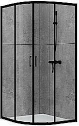 Душевой уголок ABBER Schwarzer Diamant AG01100B купить в интернет-магазине Sanbest