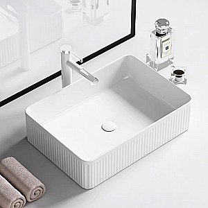 Раковина накладная RGW GS-20 80121020-01 белая купить в интернет-магазине Sanbest