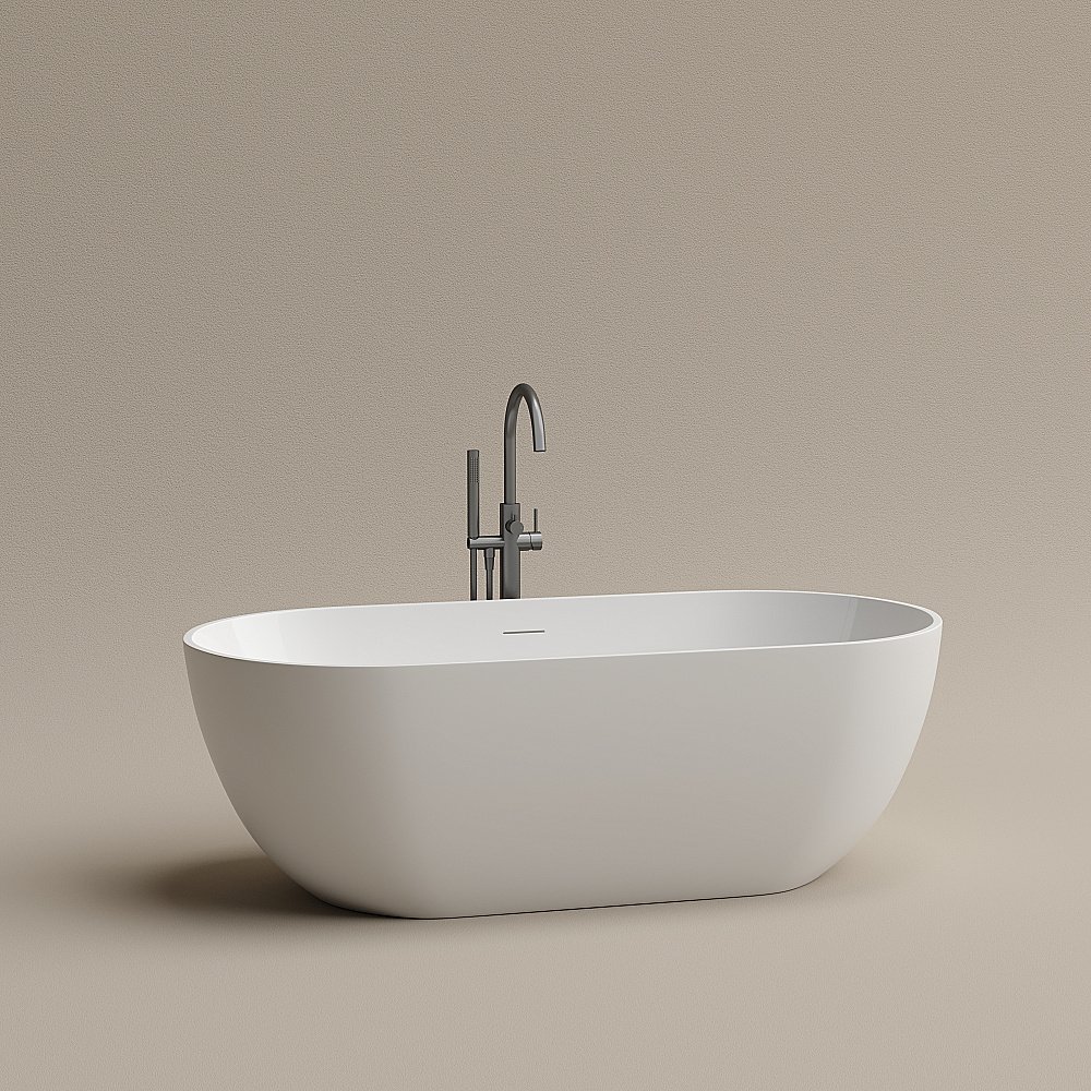 Ванна акриловая Sancos Leaf FB20 170х80 белая купить в интернет-магазине Sanbest