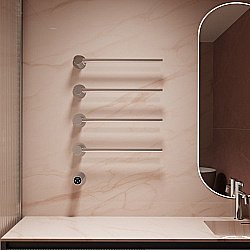 Полотенцесушитель электрический Vincea VTD-2H1CH хром, таймер купить в интернет-магазине сантехники Sanbest