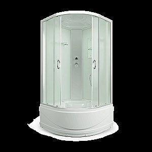 Душевая кабина Alex Baitler 80х80 ER3508TP-C3-RUS стекло матовое/профиль хром купить в интернет-магазине Sanbest