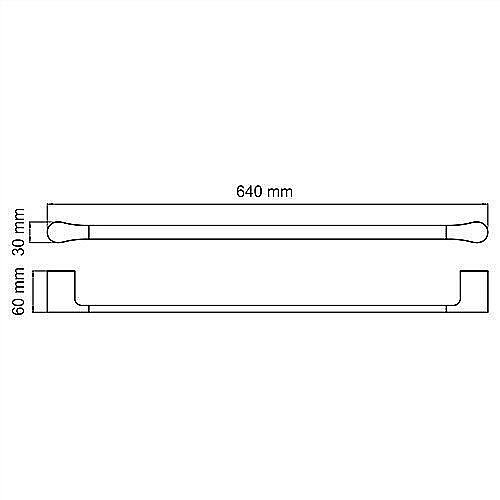 Полотенцедержатель WasserKRAFT Aisch K-5930 купить в интернет-магазине сантехники Sanbest