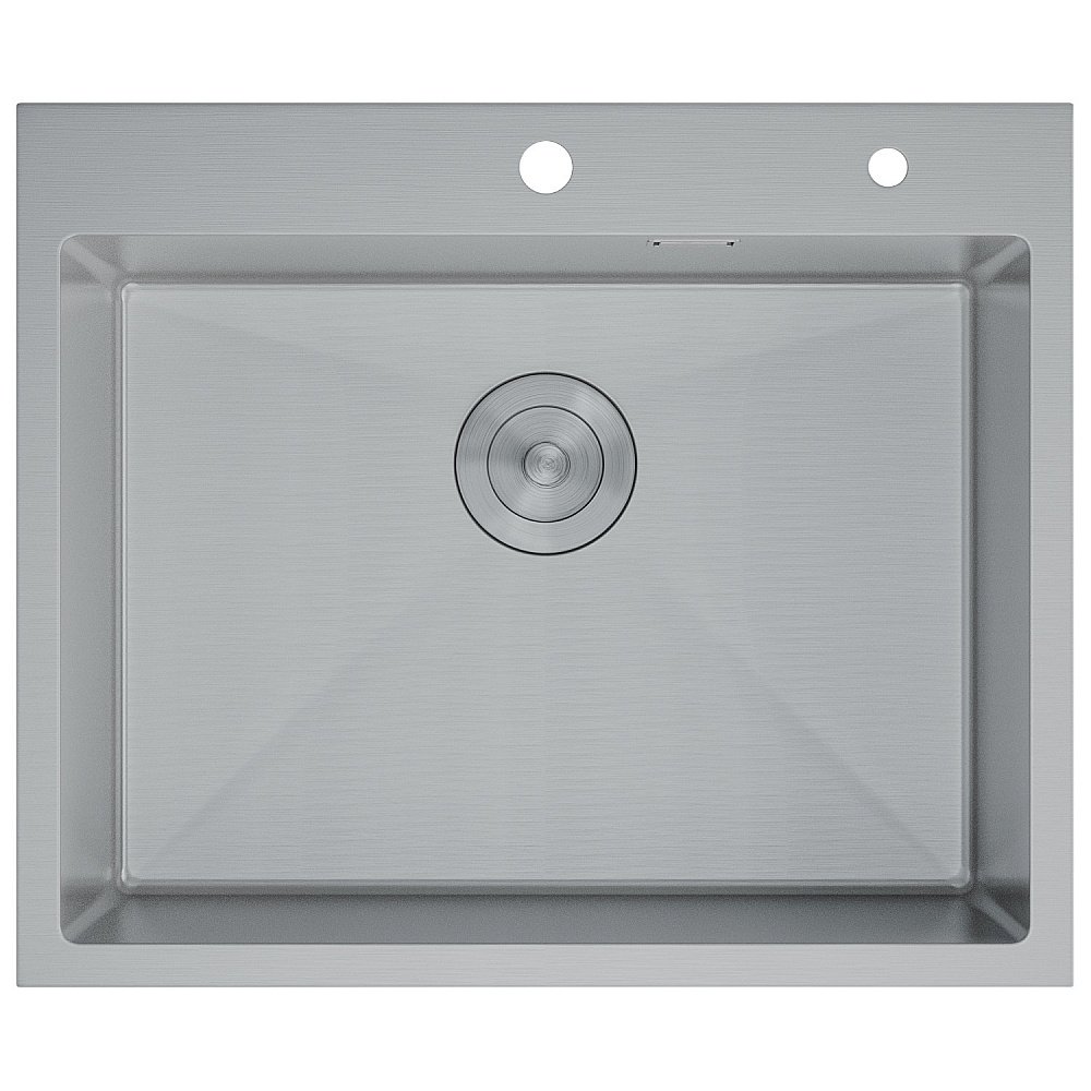 Кухонная мойка D&K 60х45 DKS604504 сатин купить в интернет-магазине сантехники Sanbest
