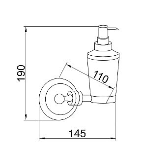 Диспенсер Boheme Hermitage 10337 купить в интернет-магазине сантехники Sanbest