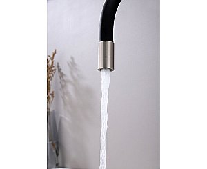 Смеситель для кухни Paulmark Salix Sa213419-BS брашированная сталь купить в интернет-магазине сантехники Sanbest