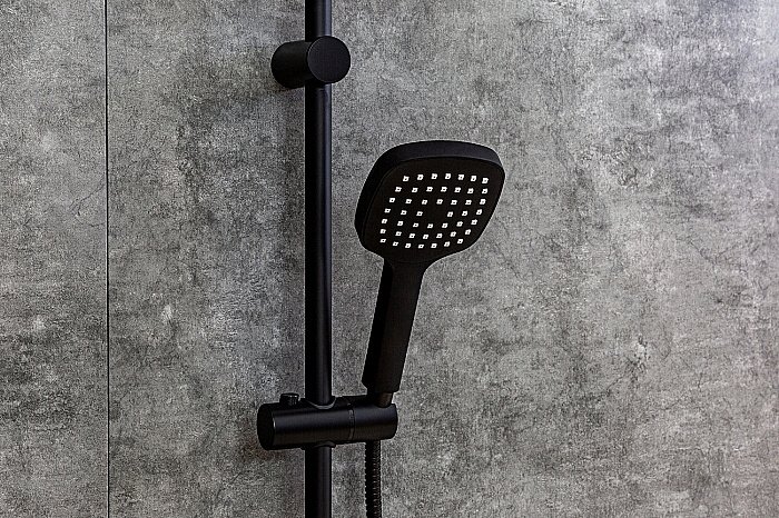 Душевая система Orange O-Shower OW04b черный матовый купить в интернет-магазине сантехники Sanbest