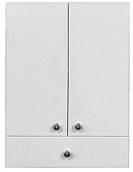 Шкаф подвесной Loranto Моника CS00049709 60/1 белый для ванной в интернет-магазине сантехники Sanbest