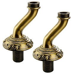 Полуколонны на борт ванны Migliore Cristalia ML.CRS-RIC3705.BR бронза купить в интернет-магазине сантехники Sanbest