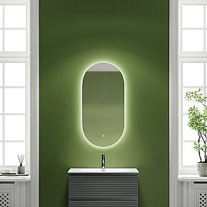 Зеркало LED Sancos Oval OV55C в ванную от интернет-магазине сантехники Sanbest