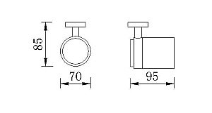 Стакан Rush Victoria VI71310 купить в интернет-магазине сантехники Sanbest