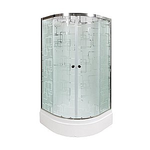 Душевая кабина DTO EM2780NGM 80х80 без крыши с гидромассажем купить в интернет-магазине Sanbest