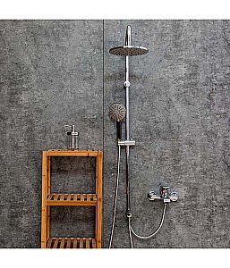 Душевая система Agger Happy A0493500 хром купить в интернет-магазине сантехники Sanbest