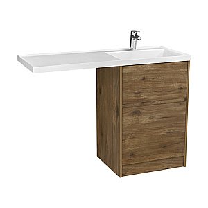 Тумба с раковиной Акватон Лондри 60 дуб рустикальный для ванной в интернет-магазине Sanbest